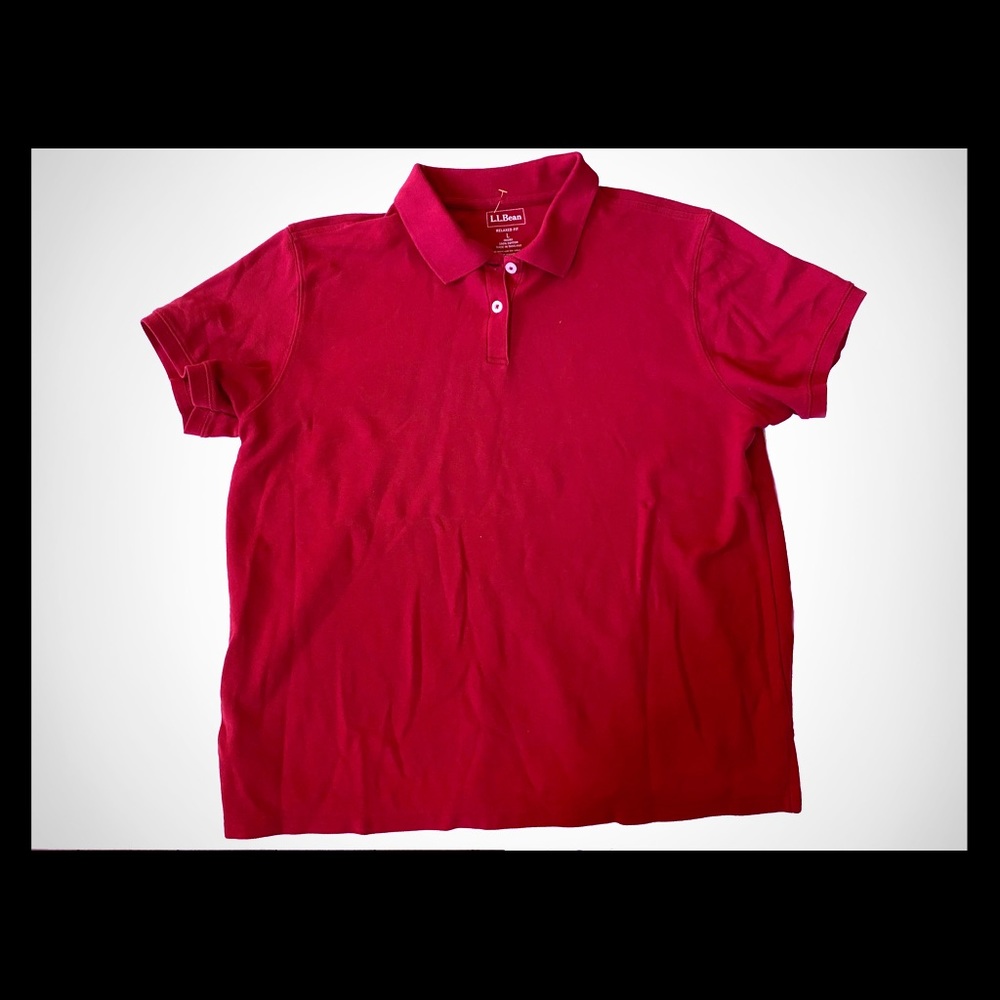 L.L. Bean Polo Shirt (Red)